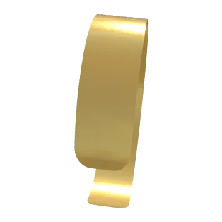 Variant Image back_angled for Mix n Match Wide Gold Drop