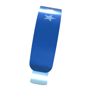 Variant Image back_angled for ★★★ ARUBA ★★★ Pale Blue / Cerulean Blue