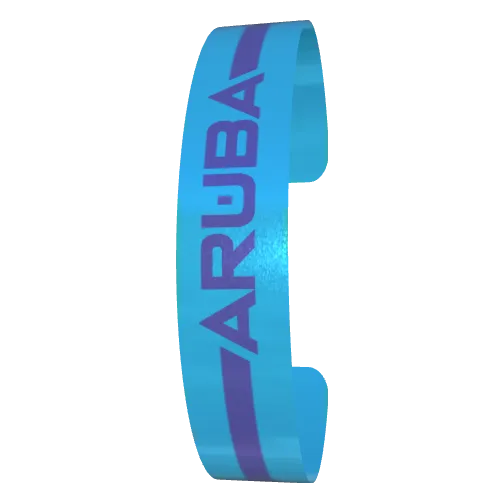 Variant Image front_angled2 for Aruba Single Stripe Dark Blue / Dark Powder Blue