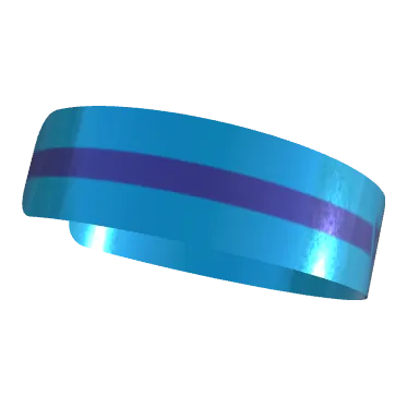 Variant Image laying_angled for Aruba Single Stripe Dark Blue / Dark Powder Blue