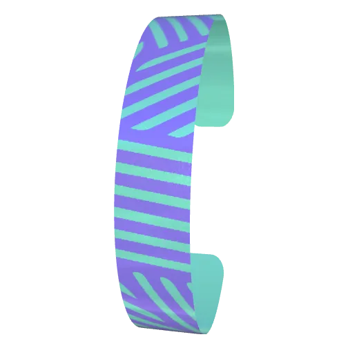 Variant Image front_angled2 for Wild Stripes Blue Bell / Eton Blue