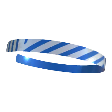 Variant Image laying_angled for Wild Stripes (Narrow) Silver Lake Blue / Cerulean Blue