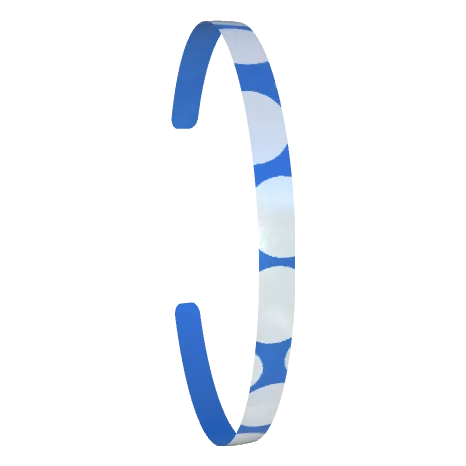 Variant Image font_angled for Ocean Bubbles Silver Lake Blue / Cerulean Blue