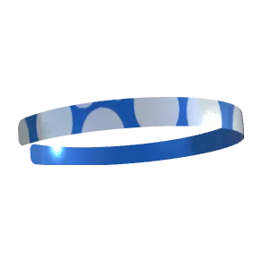 Variant Image side_stacked for Ocean Bubbles Silver Lake Blue / Cerulean Blue