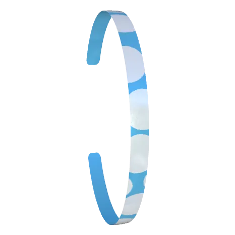 Variant Image font_angled for Ocean Bubbles Silver Lake Blue / Sky Blue