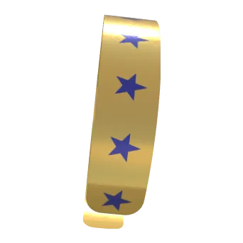 Variant Image back_angled for Be a Star Dark Blue / Gold Drop