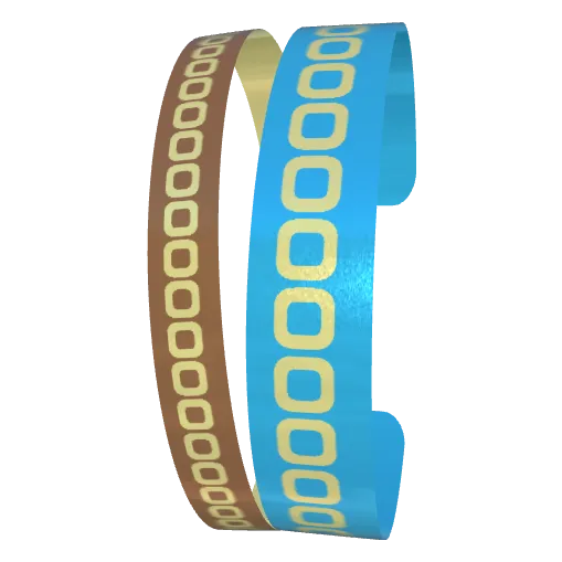 Variant Image front_angled2 for Partner Bangles Celery Green / Rusty Red, Celery Green / Dark Powder Blue