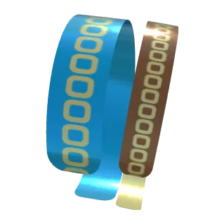 Variant Image back_angled for Partner Bangles Celery Green / Rusty Red, Celery Green / Dark Powder Blue