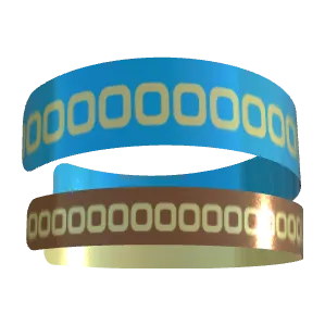 Variant Image side_stacked for Partner Bangles Celery Green / Rusty Red, Celery Green / Dark Powder Blue