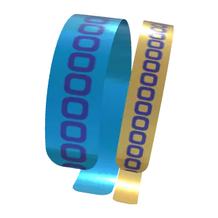 Variant Image back_angled for Partner Bangles Dark Blue / Gold Drop, Dark Blue / Dark Powder Blue
