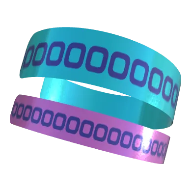 Variant Image laying_angled for Partner Bangles Dark Blue / Lavender Purple, Dark Blue / Tiffany Blue