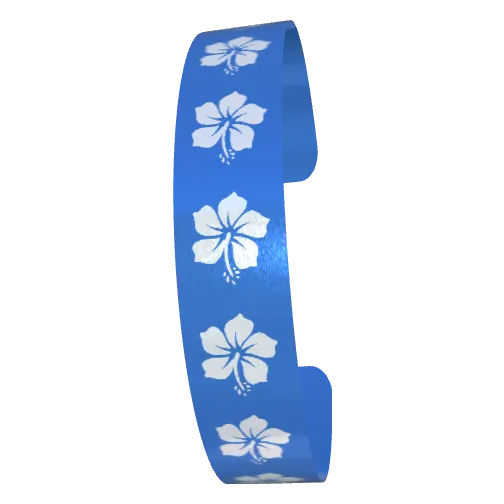 Variant Image front_angled2 for Hawaii Flowers Silver Lake Blue / Cerulean Blue