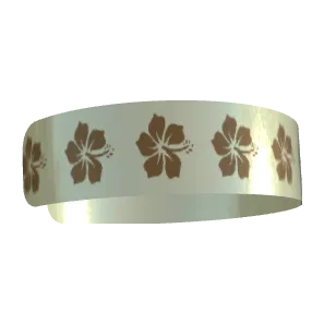 Variant Image side_stacked for Hawaii Flowers Olive Drab / Green Mist