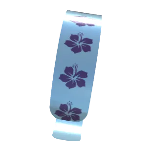 Variant Image back_angled for Hawaii Flowers Dark Byzantium / Pale Blue