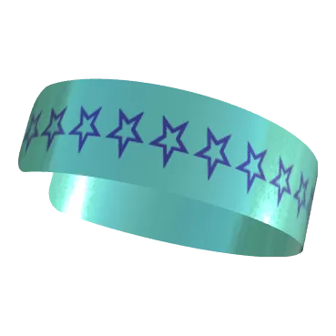 Variant Image laying_angled for Hollow Star Silver Lake Blue / Cerulean Blue