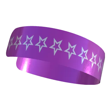 Variant Image laying_angled for Hollow Star Silver Lake Blue / Royal Purple